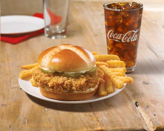 Order Chicken Sandwich Combo food online from Church's Chicken store, Laredo on bringmethat.com