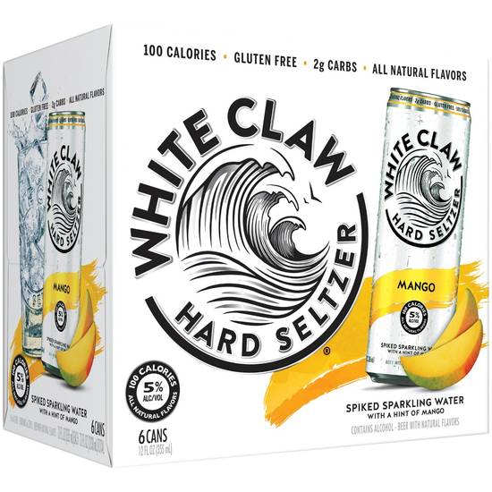 Order Whiteclaw Mango food online from Santa Monica Liquor store, Santa Monica on bringmethat.com