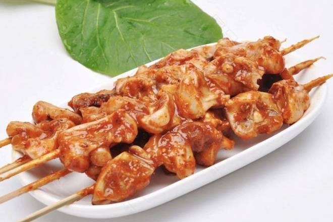 Order Grilled Squid (2 Each)烤鱿鱼 food online from Green China Grill store, San Diego on bringmethat.com