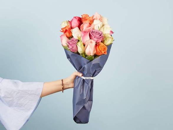 Order 15 Roses in a Bouquet  food online from Lb Cake Stop store, Baldwin Park on bringmethat.com