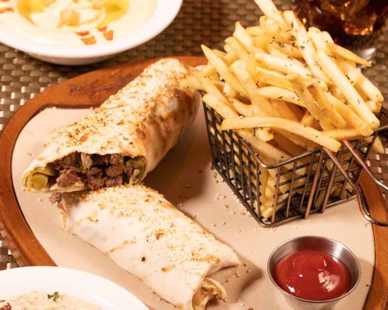 Order Beef Shawarma Sandwich food online from Me jana store, Arlington on bringmethat.com