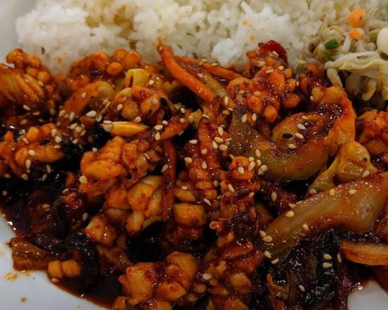 Order Spicy Squid Plate food online from Charm Bbq Chicken store, Austin on bringmethat.com