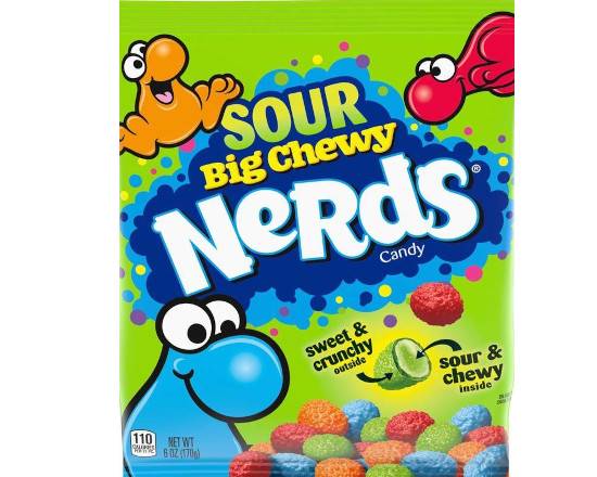 Order Sour Big Chewy Nerds Candy 6 oz Bag food online from Trumbull Super Stop store, Trumbull on bringmethat.com