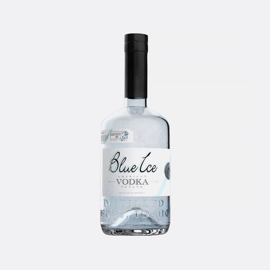 Order Blue Ice Vodka 750ml | 40% abv food online from Pink Dot store, Palm Springs on bringmethat.com