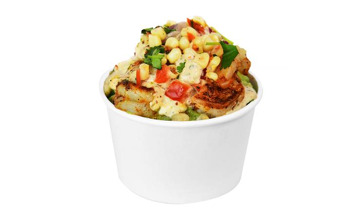 Order Guac & Chips with Shrimp Remoulade & Corn Salsa food online from Avo Taco store, New Orleans on bringmethat.com