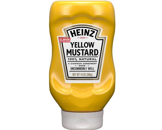 Order Heinz Yellow Mustard 14 oz food online from Trumbull Super Stop store, Trumbull on bringmethat.com