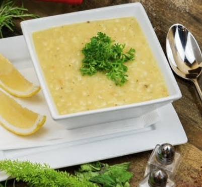 Order Soup  food online from Dvine Mediterranean store, Corona on bringmethat.com