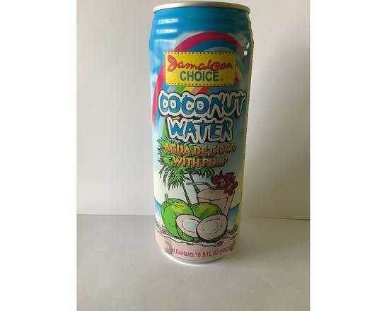 Order Jamaican Choice Coconut water (With Pulp) food online from Carib Grill Caribbean Restaurant store, Upper Darby on bringmethat.com
