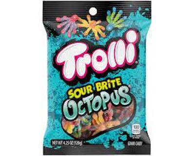 Order Trolli Sour Brite Octopus 4.25oz food online from George's Market store, San Francisco on bringmethat.com