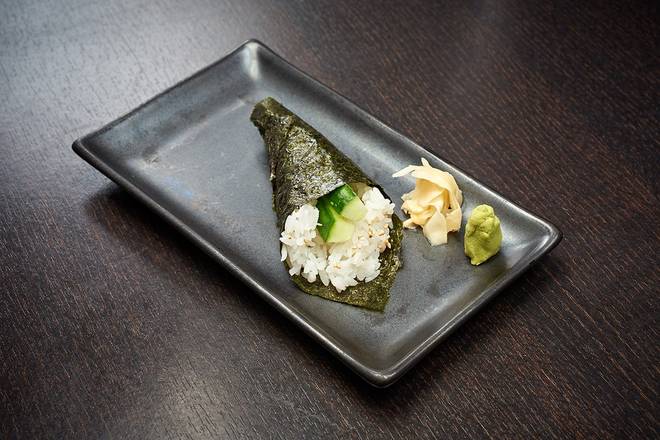 Order CUCUMBER HAND ROLL  food online from RA Sushi Bar store, Las Vegas on bringmethat.com