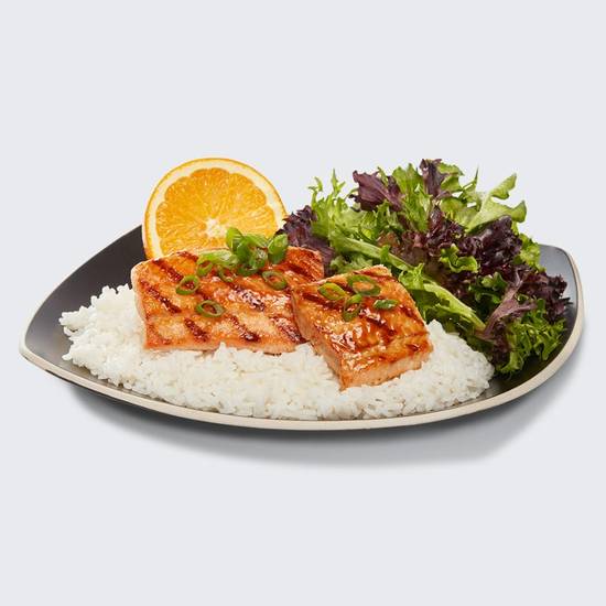 Order Salmon Plate food online from Waba Grill store, Claremont on bringmethat.com