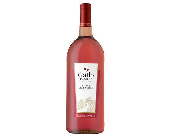 Order Gallo Family white Zinfandel 1.5L (9% ABV) food online from Richmond Food Center store, Richmond on bringmethat.com
