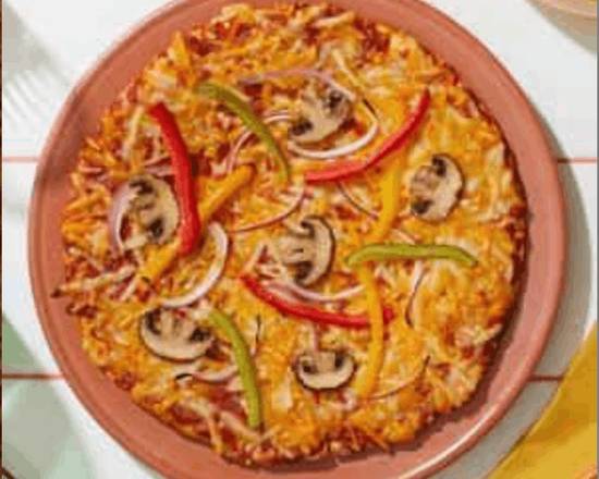 Order Vegan Aura Veggie Pie food online from Edible Happy Pizzeria store, Oakland on bringmethat.com
