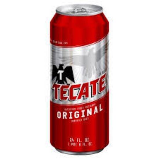 Order TECATE ORIGINAL 24oz CAN food online from Duke Liquor & Jr. Market store, Los Angeles on bringmethat.com