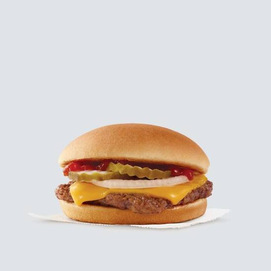 Order Jr. Cheeseburger food online from Wendy'S store, Quakertown on bringmethat.com