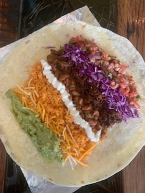Order Burrito food online from El Jefe's Taqueria store, STATE COLLEGE on bringmethat.com