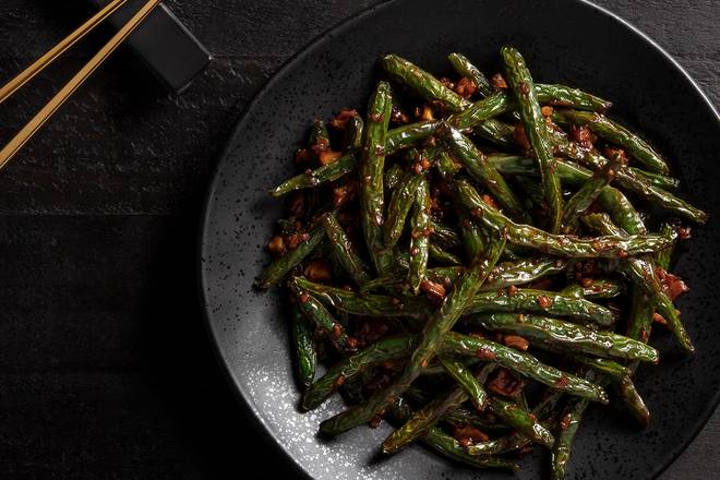 Order Chili-Garlic Green Beans food online from P.F. Chang's store, Downtown Miami on bringmethat.com