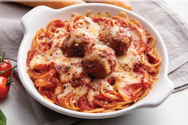 Order Baked Spaghetti with Meatballs food online from Fazoli's store, Kingsport on bringmethat.com