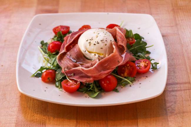 Order Burrata and Prosciutto Di Parma food online from Pummarola store, Coral Gables on bringmethat.com
