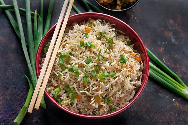 Order Aikido Fried Rice food online from Desi Chops store, Terrace on bringmethat.com