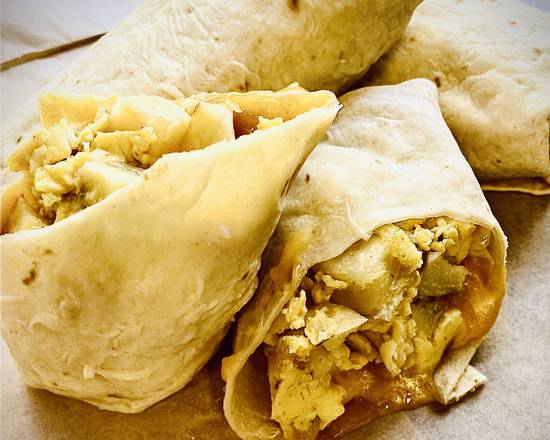 Order SAUSAGE BREAKFAST BURRITO  food online from The Mocha Tree Espresso store, Yakima on bringmethat.com