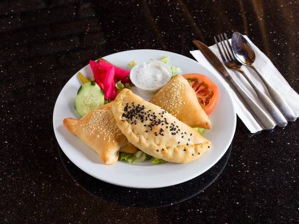Order Fatayir Cheese Pie Pastry food online from Oasis Lebanese Cuisine store, Hillsboro on bringmethat.com