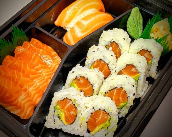 Order Salmon Box  food online from Blue Fish Sushi & Teriyaki store, Huntington Park on bringmethat.com