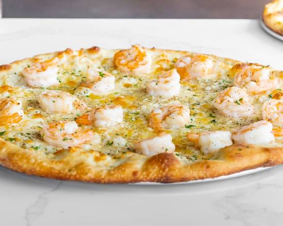 Order Shrimp Scampi Pizza food online from Greco's New York Pizzeria store, Los Angeles on bringmethat.com