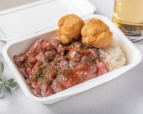 がぶりステーキ丼 最高金賞akitaka唐揚げ 高円寺 Delivery Takeaway Menu Uber Eats