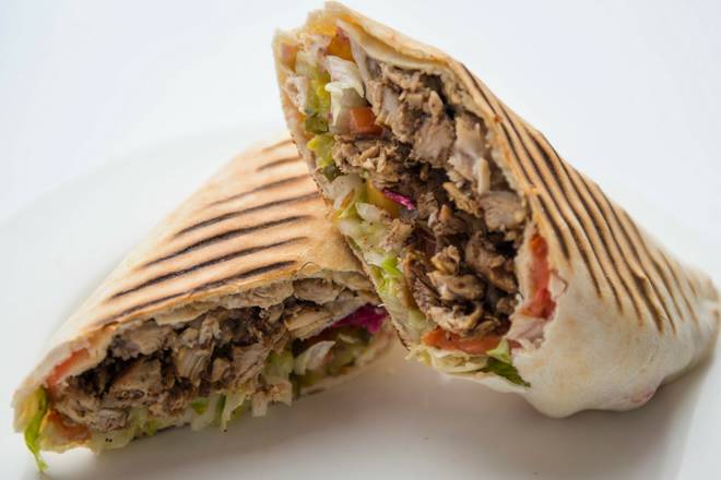 Order Lamb Shawarma Wrap food online from Nobhill Pizza & Shawerma store, San Francisco on bringmethat.com