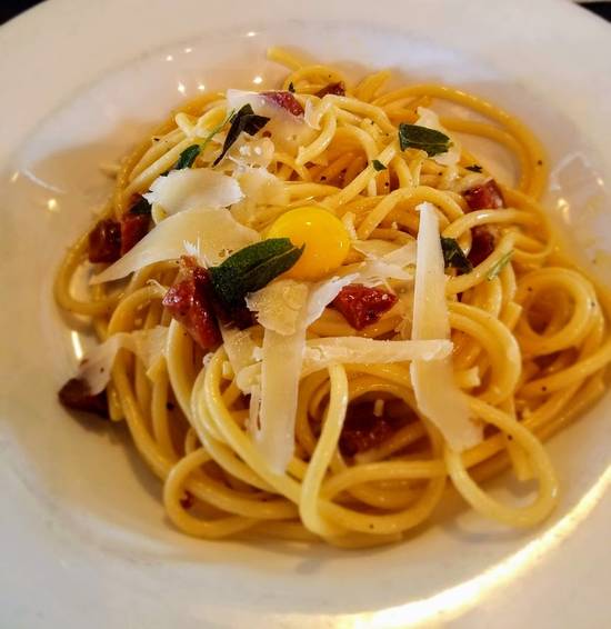 Order Carbonara food online from Mangia E Bevi store, Oceanside on bringmethat.com