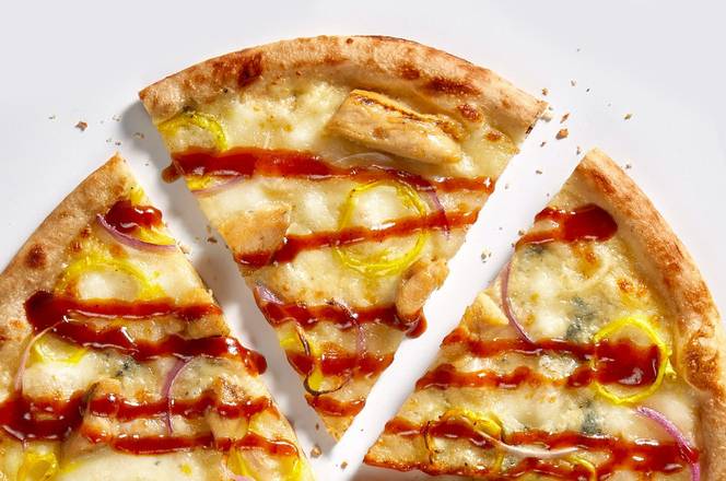 Order BBQ CHKN Half 11-inch Pizza + choice of side food online from Blaze Pizza store, Murfreesboro on bringmethat.com