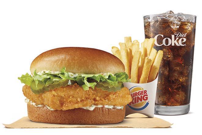Order Big Fish Sandwich Meal food online from Burger King store, St Petersburg on bringmethat.com