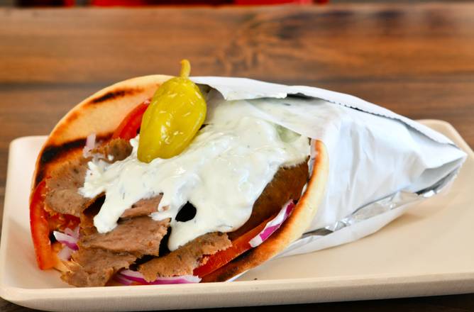 Order TRADITIONAL GYRO food online from The Great Greek Mediterranean store, West Palm Beach on bringmethat.com