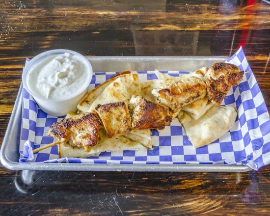 Order Chicken Souvlaki food online from Think Greek- Port St Lucie store, Port St. Lucie on bringmethat.com