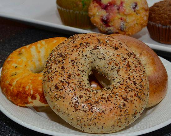 Order Plain Bagels food online from Honey Dew Donuts store, Franklin on bringmethat.com