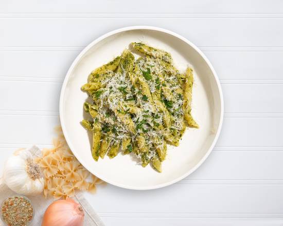 Order The Besto Pesto Pasta (Penne) food online from The Sauced Italian store, Miami on bringmethat.com