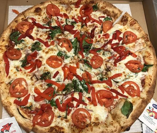 Order Spinach Gourmet Pizza food online from Palermo store, Seattle on bringmethat.com