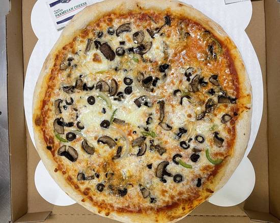 Order Veggie Pizza food online from Pizza Roma store, Austin on bringmethat.com