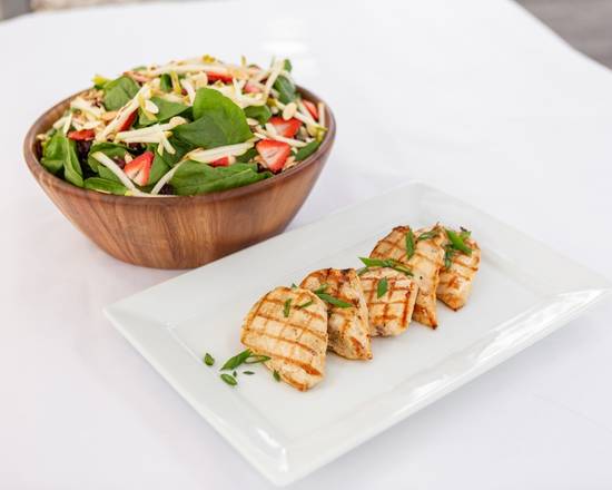 Order Grilled Chicken Breast Family Meal for 4 food online from F2o Fresh to Order store, Johns Creek on bringmethat.com