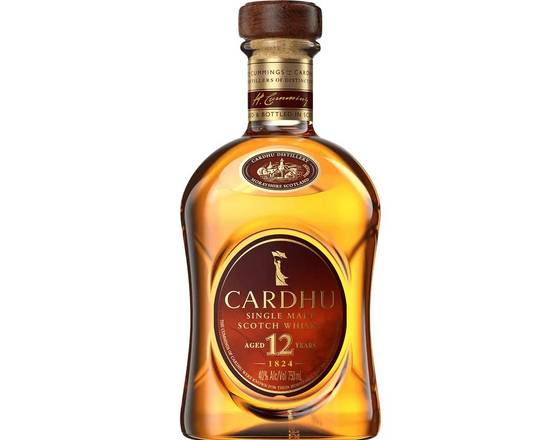 Order Cardhu Single Malt, 750mL whiskey (40.0% ABV) food online from Xtra Liquors & Wines store, WEST MIAMI on bringmethat.com