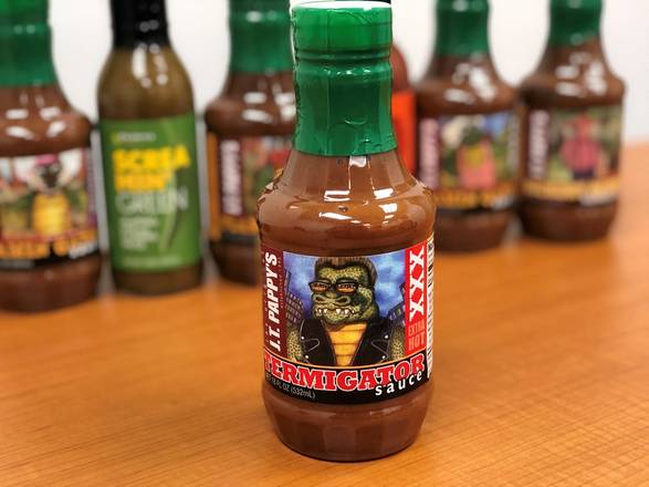 Order Bottle of JT Pappy's Termigator food online from California tortilla store, Arlington on bringmethat.com