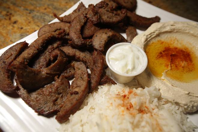 Order Gyro Plate food online from Cafe Layal store, HOUSTON on bringmethat.com