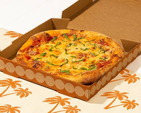 Order Margharita Pizza food online from Groovy Island Pizza Co. store, South Bend on bringmethat.com