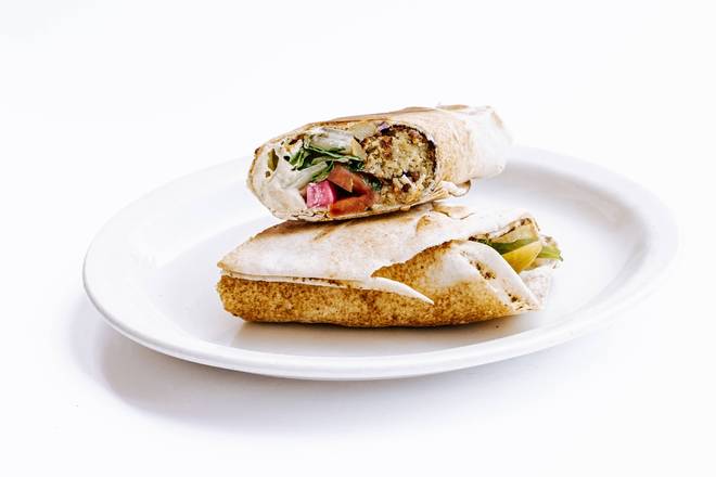 Order Aladdins Falafel Rolled food online from Aladdin's Eatery store, Pittsburgh on bringmethat.com