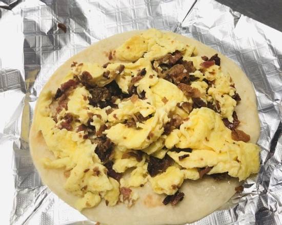 Order Bacon & Egg food online from Donut Tacos Palace store, Austin on bringmethat.com