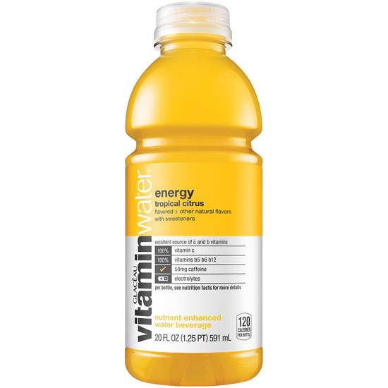 Order Vitaminwater Energy Electrolyte Enhanced Water W/ Vitamins, Tropical Citrus Drink, 20 OZ food online from Cvs store, LINCOLN on bringmethat.com