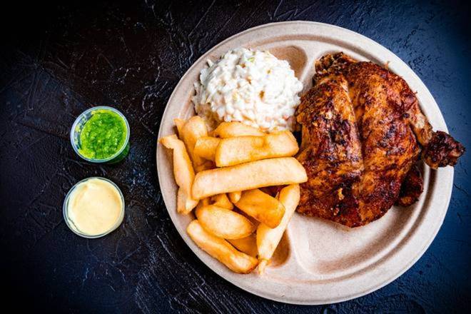 Order 1/4 Chicken (Dark) food online from El Pollo Rico store, Silver Spring on bringmethat.com