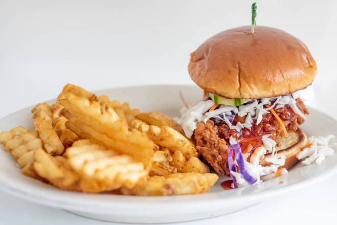 Order Spicy Korean Sandwich food online from Twisted Tavern store, Buford on bringmethat.com