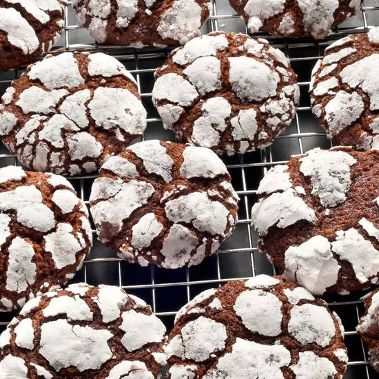 Order Chocolate Crinkles (Includes 3) food online from Little Lois Cafe store, Salem on bringmethat.com
